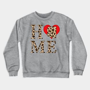 Arizona Home Leopard Print Crewneck Sweatshirt